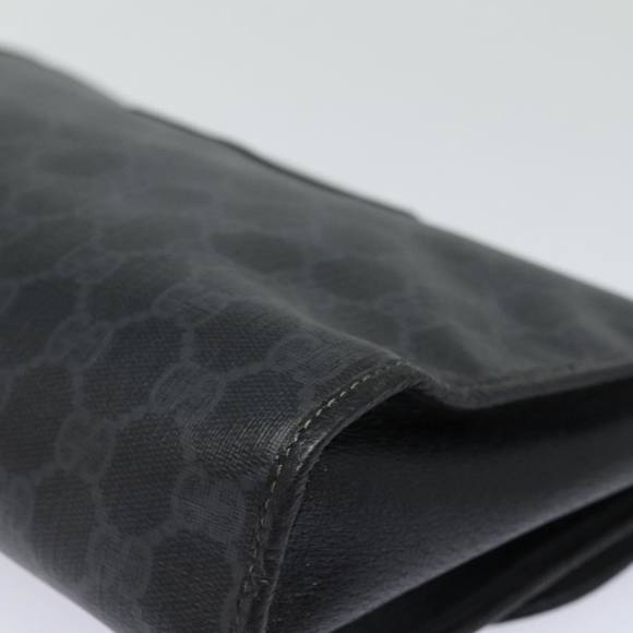 GUCCI GG Supreme Web Sherry Line Clutch Bag Black Gold 156 01 031 Auth bs16653 - Picture 11 of 16